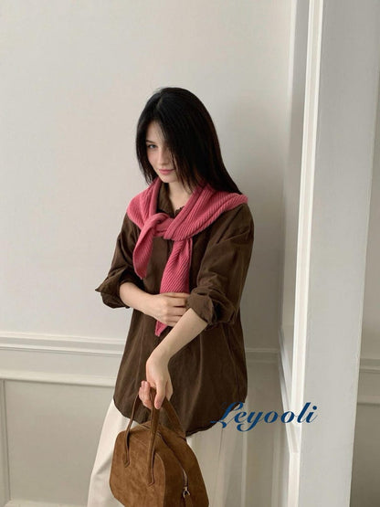 Rose Pink Knit Triangle Scarf: Ribbed Neck Warmer, Winter Shawl