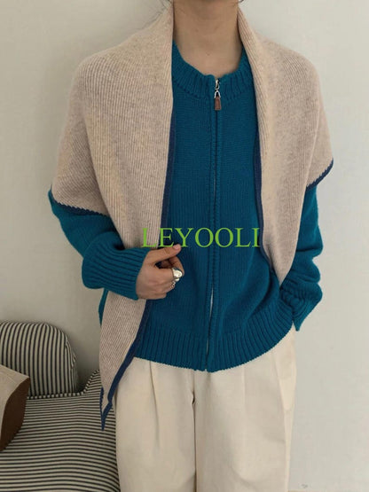 Handmade 100% Wool Almond Beige Shawl Wrap | Minimalist Neutral Triangular Scarf | Soft Warm Winter Shoulder Wrap | Elegant Gift for Her