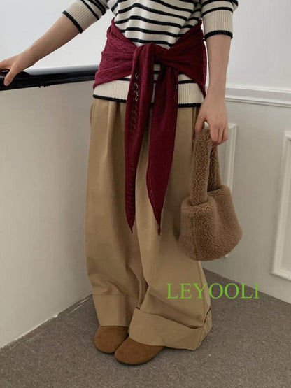 Burgundy Knit Triangle Scarf, Handmade Lace Shawl